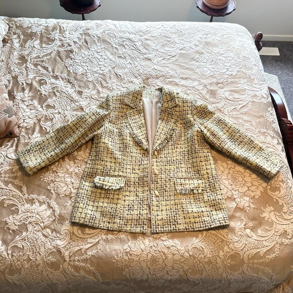 Geometric Designer Tailor-Made One-Of-A-Kind Women's Blazer! - Picture 7 of 9